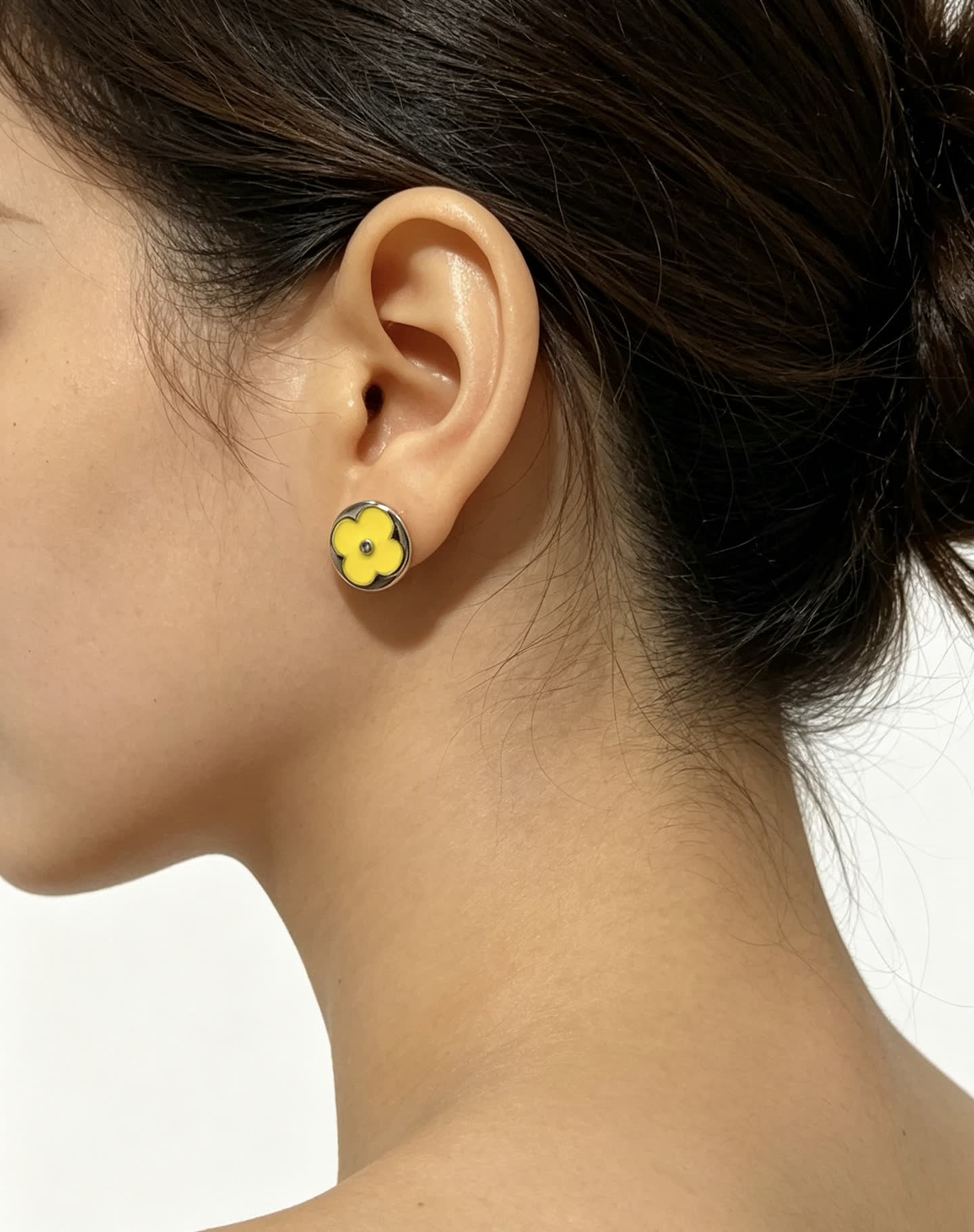Louis Vuitton Yellow Flower Earrings